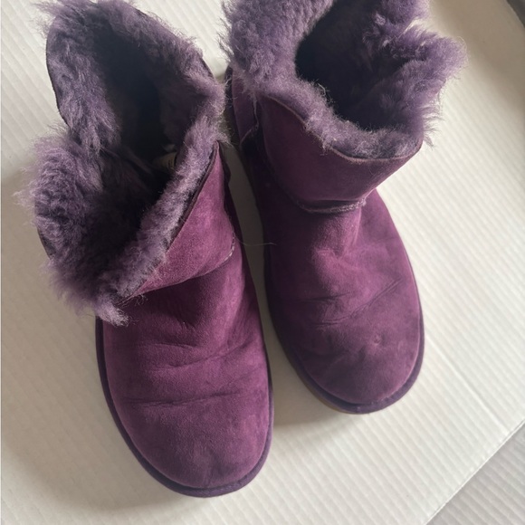 UGG Purple Suede Winter Boots - Picture 2 of 8